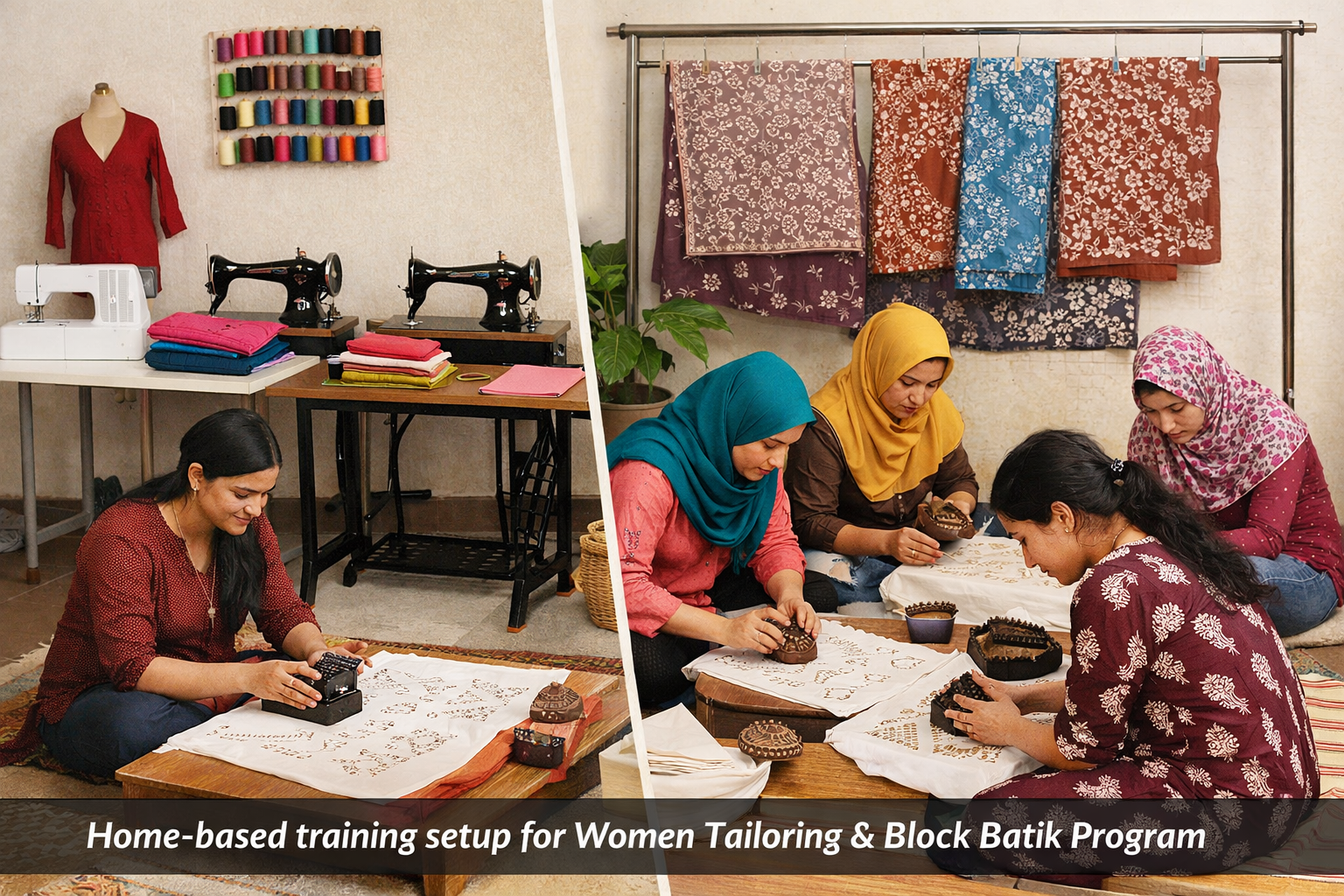 Women Tailoring And Block Batik Skill Department Programme