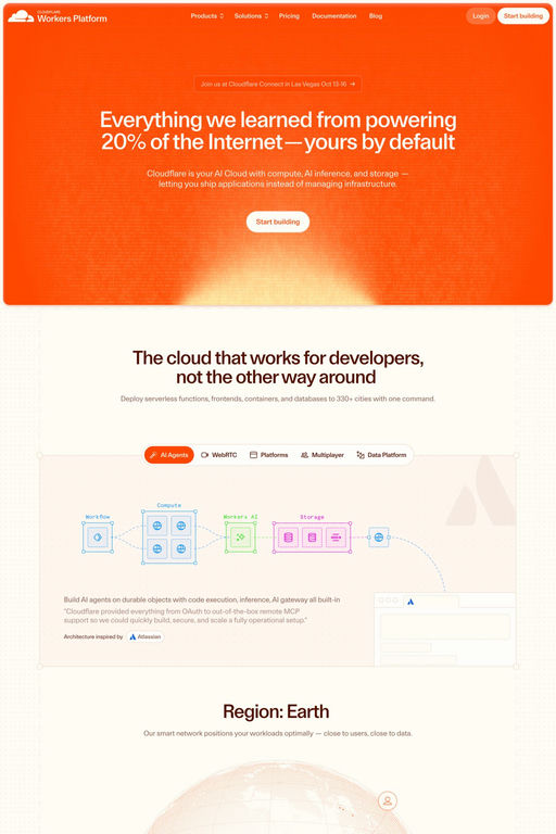 Workers Platform website screenshot