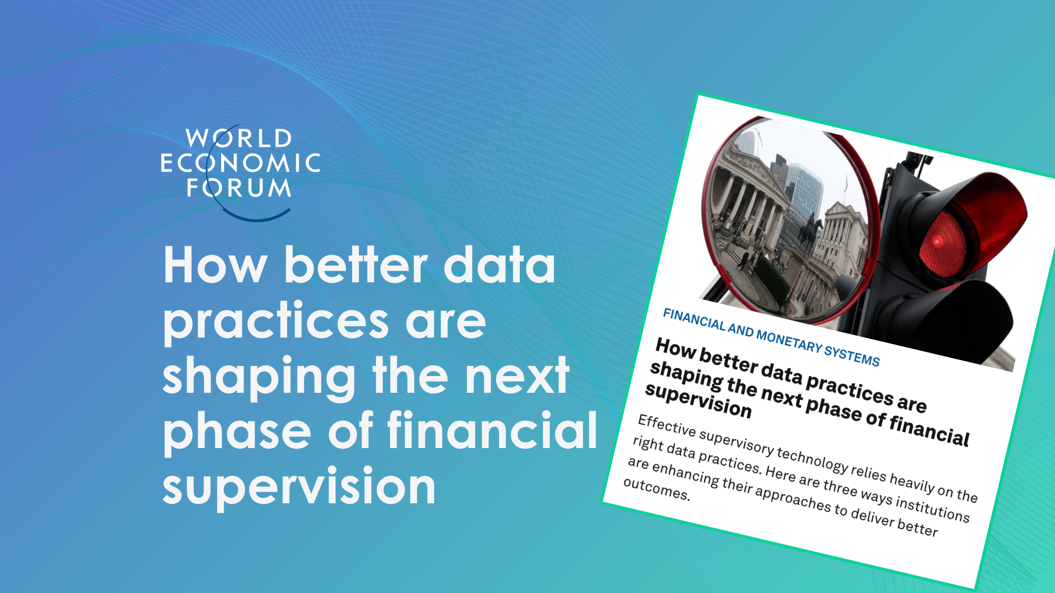 New article highlights outcomes from Public-Private Secondments for SupTech Innovation initiative 