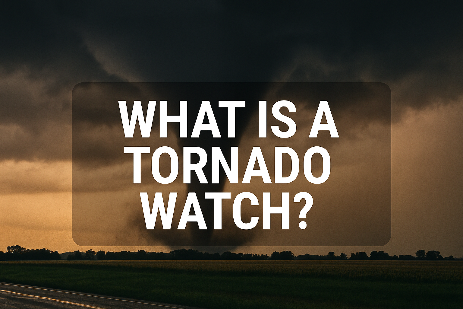 what is a tornado watch