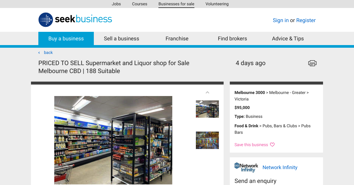 Sell Liquor Store Business