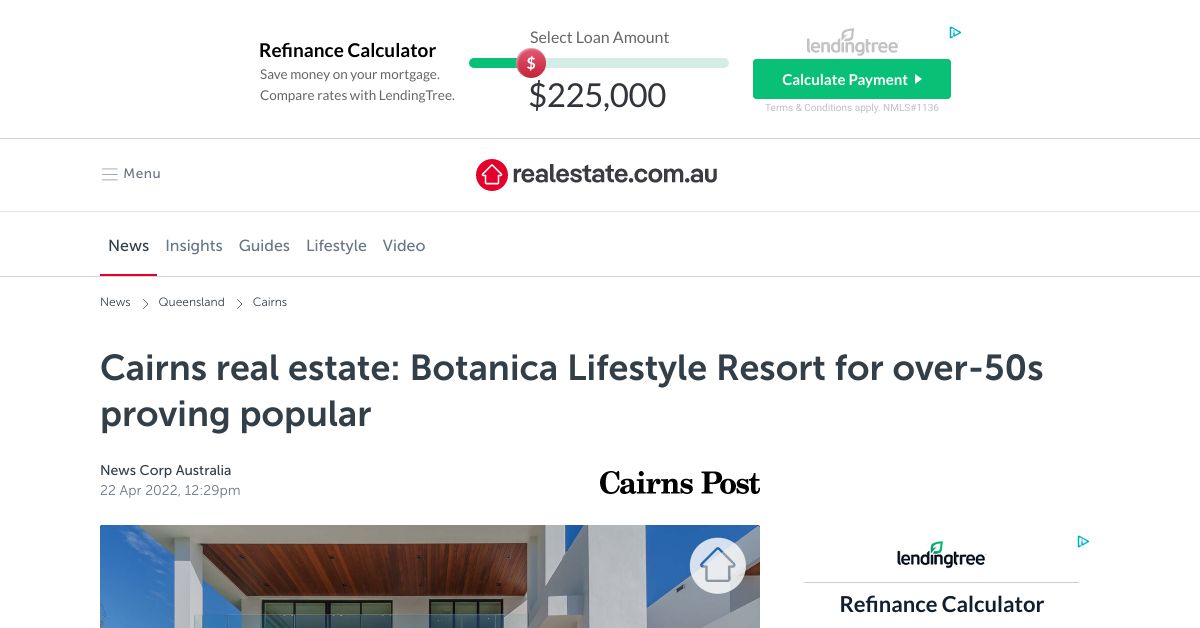 Cairns real estate: Botanica Lifestyle Resort for over-50s proving popular
