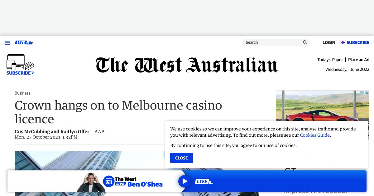 Crown to learn if it can keep Vic licence