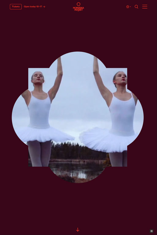 Nordiska Museet website screenshot