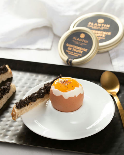 Œuf mollet à la Quintessence de truffe Plantin