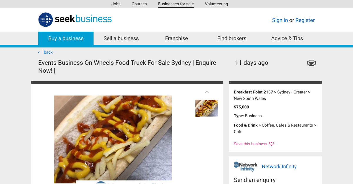 Sell Catering Business