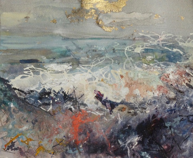 Breaking Wave with Foam, Spray, Froth and smell of Salt.