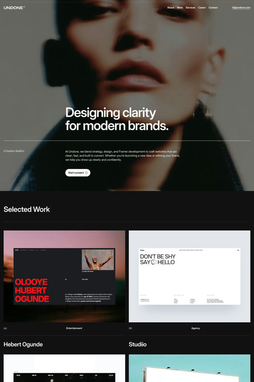 Undone template screenshot