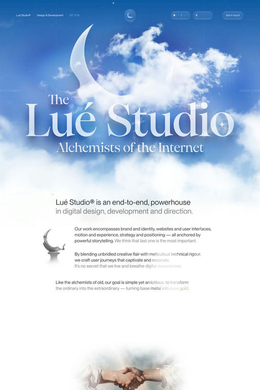 Lué Studio® website screenshot