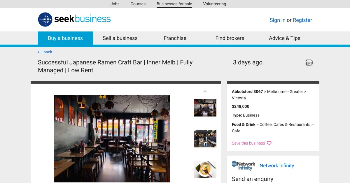 Sell Restaurant