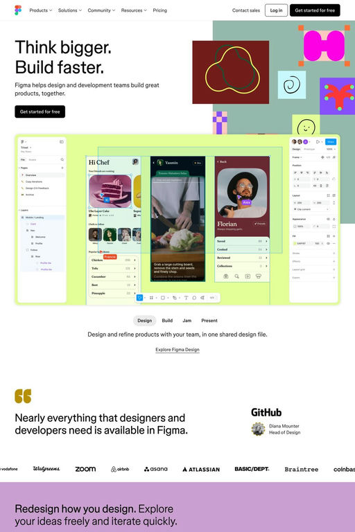 Figma website screenshot
