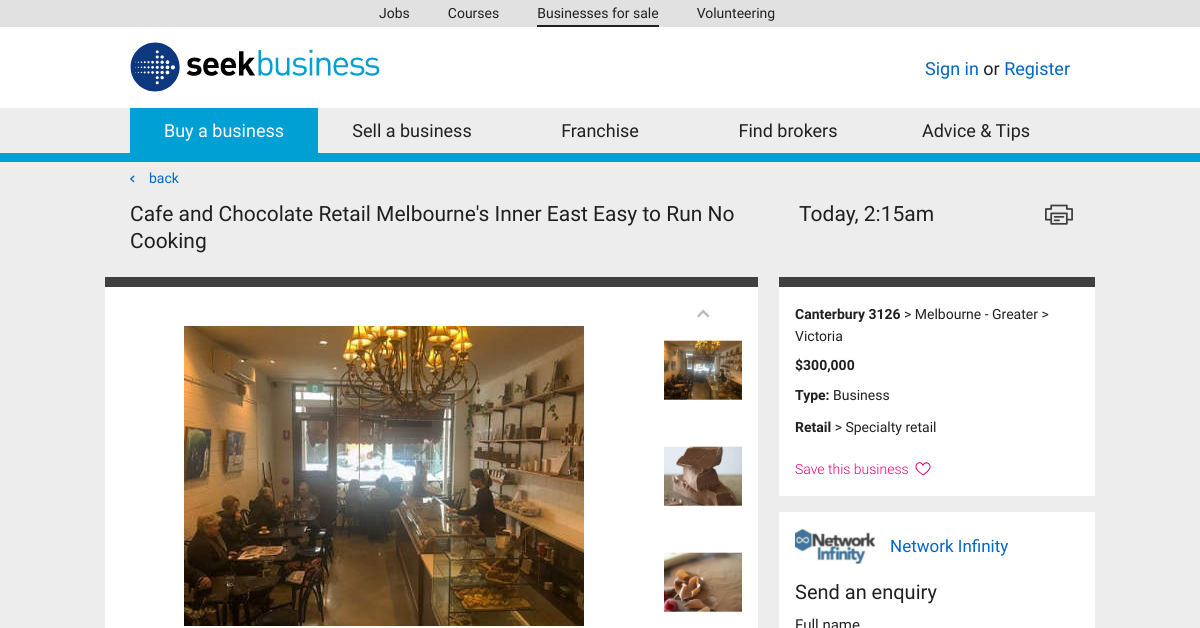 Sell Business in Greensborough