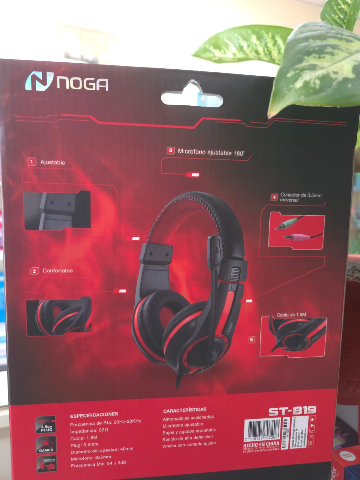 Auricular Gamer Con Microfono Pc Noga Stormer St-819 thumbnail 2