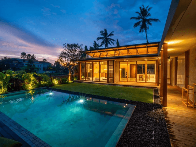 Премиум вилла 3BR с бассейном и видом на рисовые поля в Убуде, 5 мин до Parq Ubud — фото 2