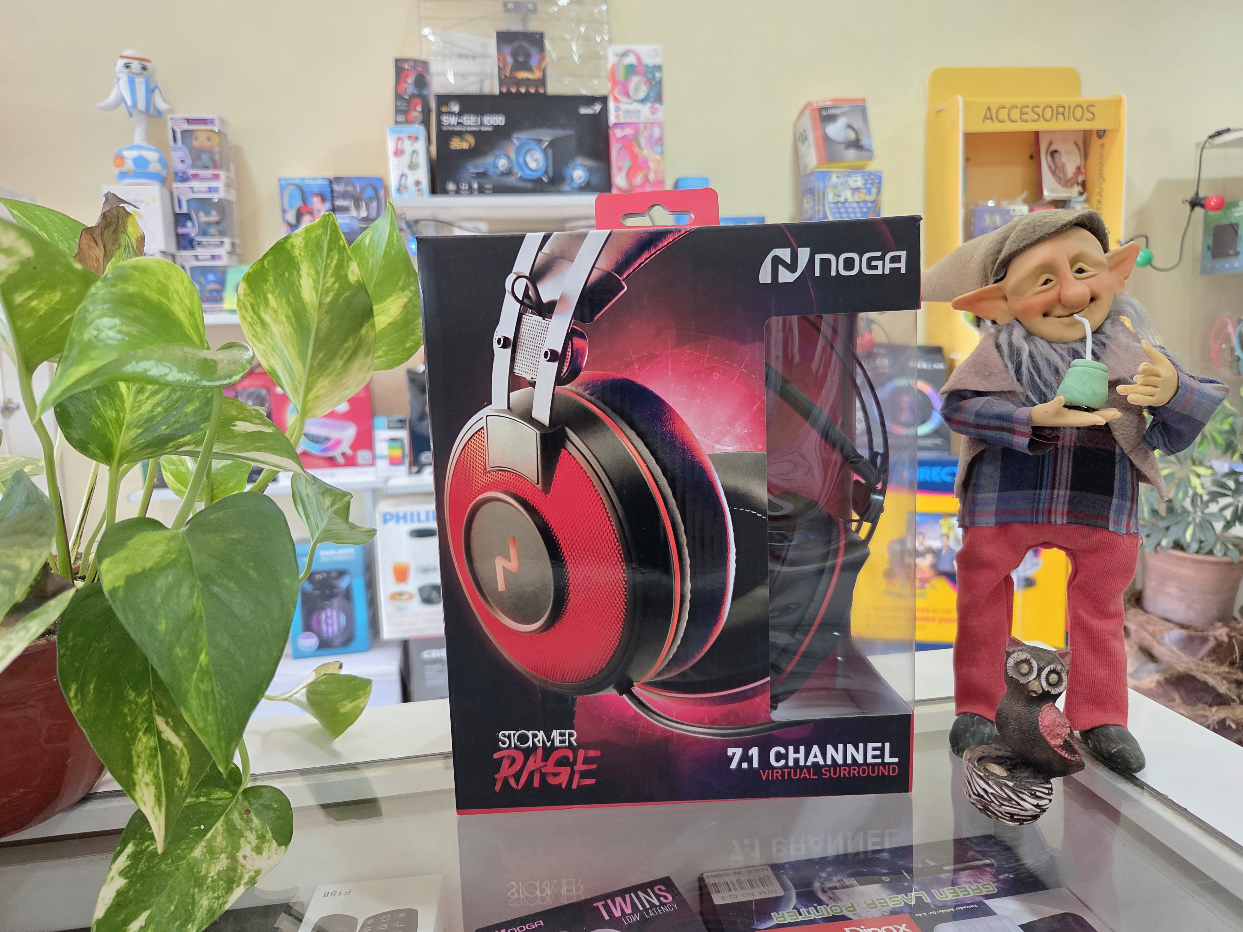 Auricular Noga gamer 7.1 led rage 1