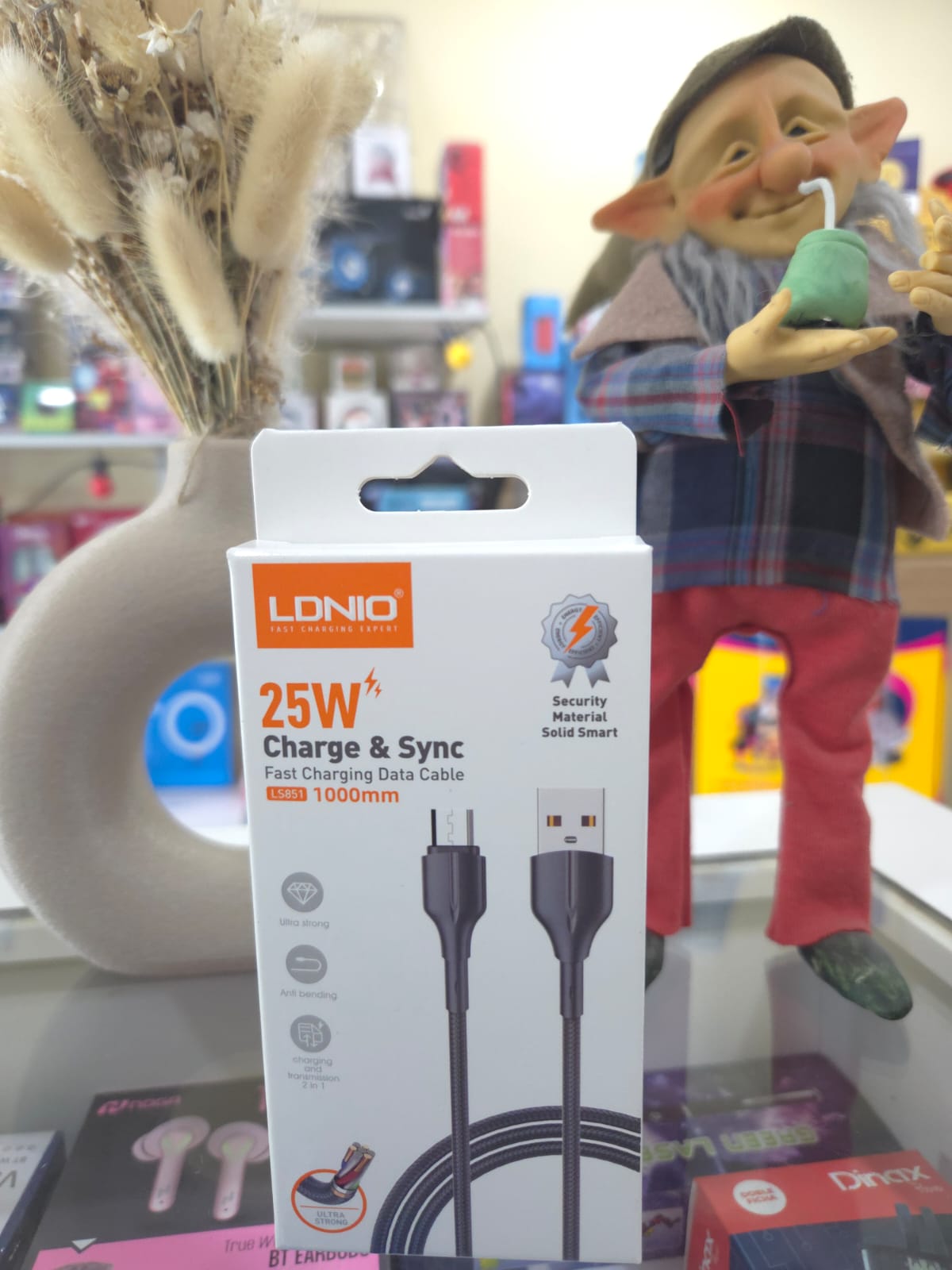 CABLE LDNIO MICRO USB 25W 1M 1