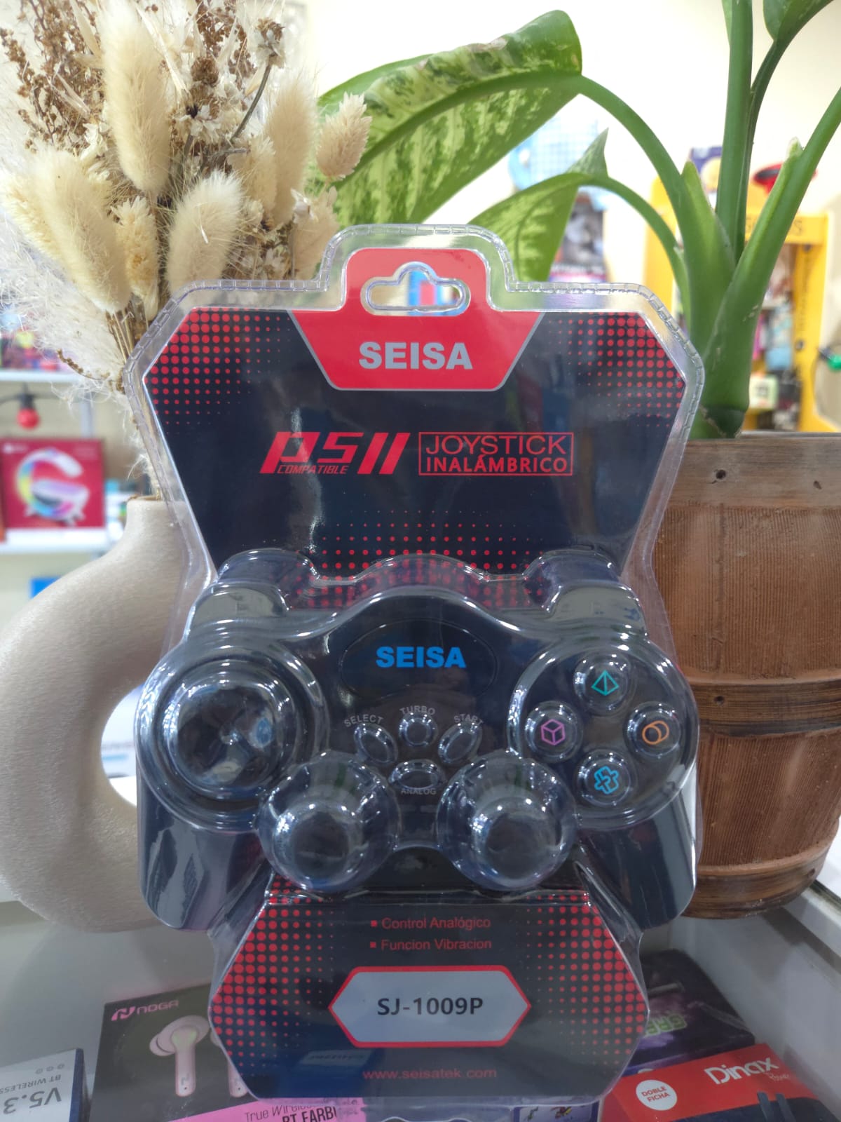 Joystick Inalambrico para Ps2 Ps3 Pc Sj-1009p Seisa 1