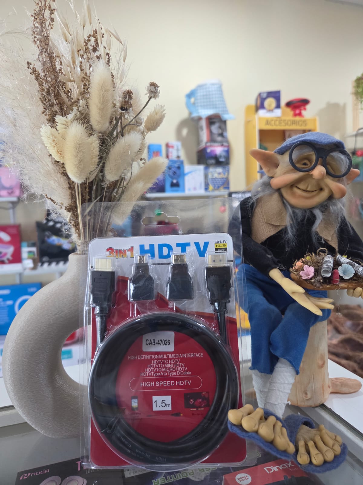 CABLE HDMI + ADAPTADORES W600/6556 1