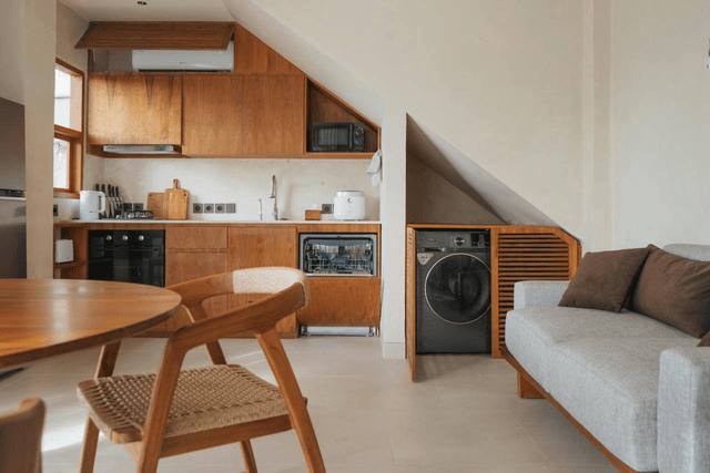 Taleva Villa — Новый дом с видом на рисовые поля, 2 спальни, офис, большая приватная территория, Чангу, 35 млн/мес + месяц в подарок