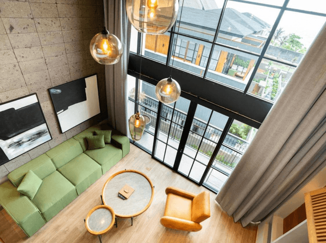 Лофт 84 м² в 5* отеле на первой линии Berawa Beach, Чангу