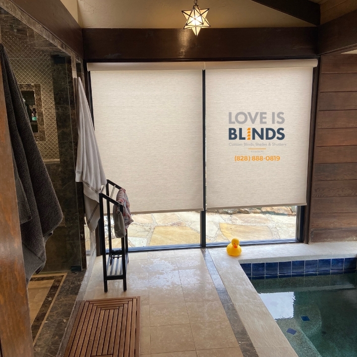 Love is Blinds-Custom Blinds, Shades, Shutters, Burnsville NC, (828) 888-0819 Custom Roller Shades Near Me