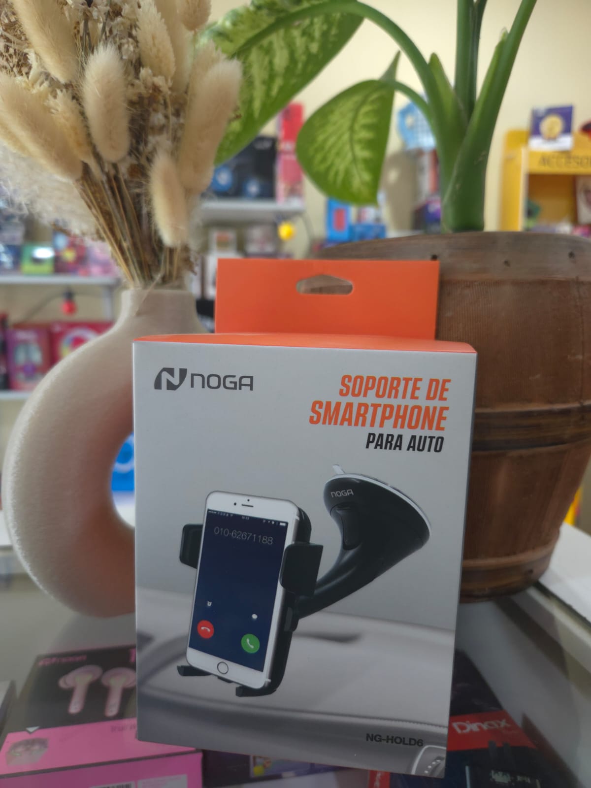 Soporte Con Sopapa Para Auto Gps / Celular Noga Ng-hold6  1