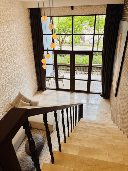 Двухэтажные апартаменты в Onyx Parq Resort, Убуд — 90 м², кухня, сад, топовая инфраструктура, 1800$/мес — фото 4