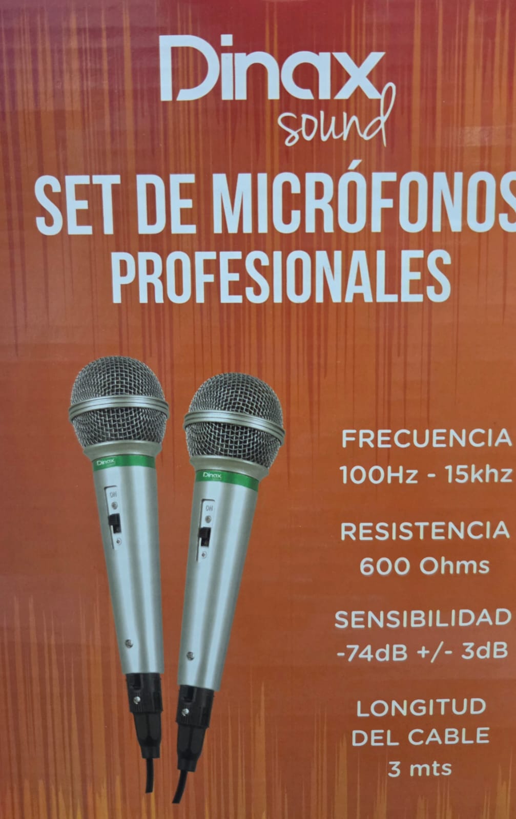 SET DE MICRÓFONOS PROFESIONALES DINAX thumbnail 2