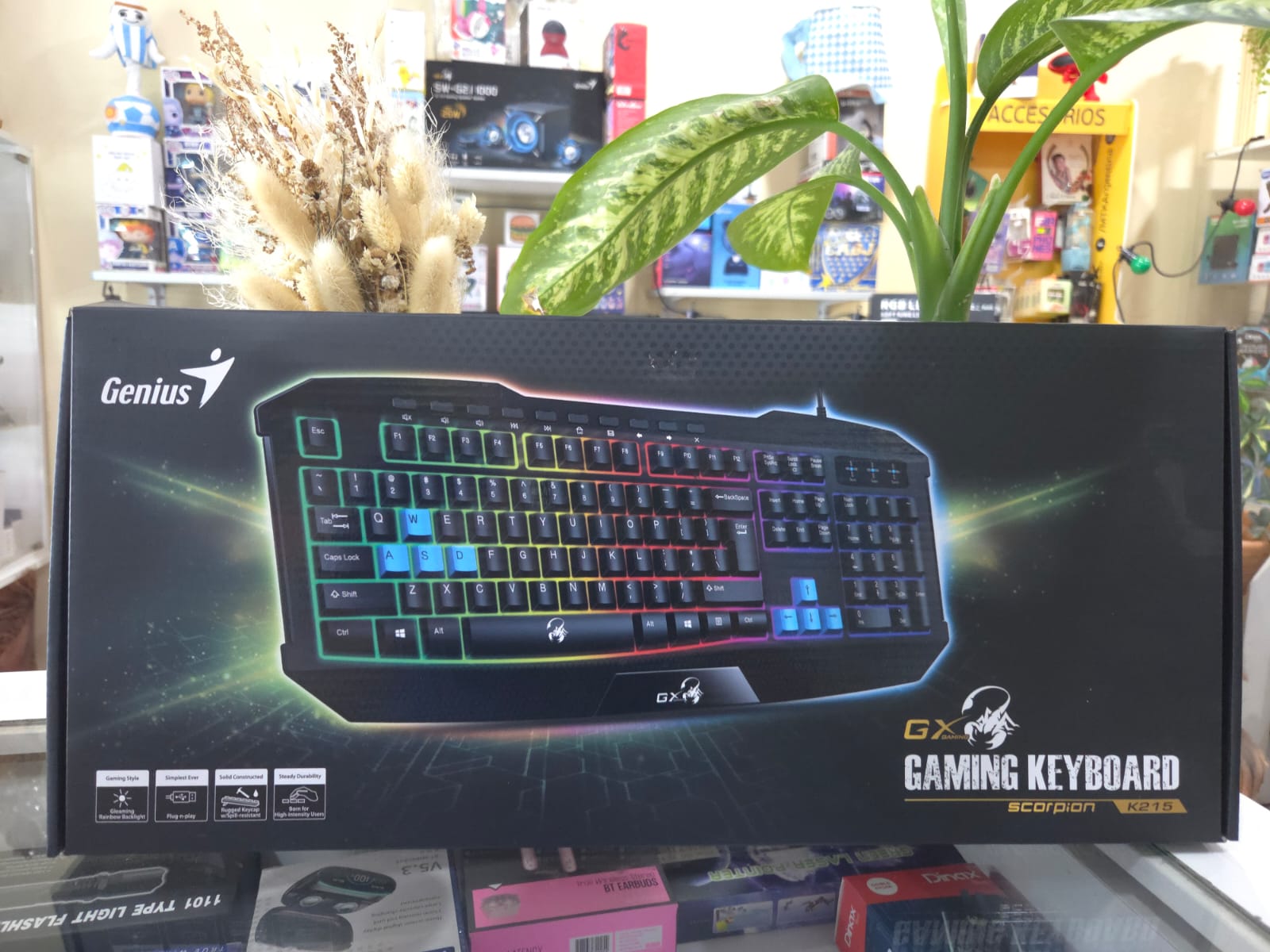 Teclado Gamer Gaming Genius Scorpion K215 Teclas Flotantes  1