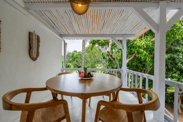 Вилла Jungle House в Убуде — 2 спальни, вид на рисовые поля, бассейн, семейный комплекс
