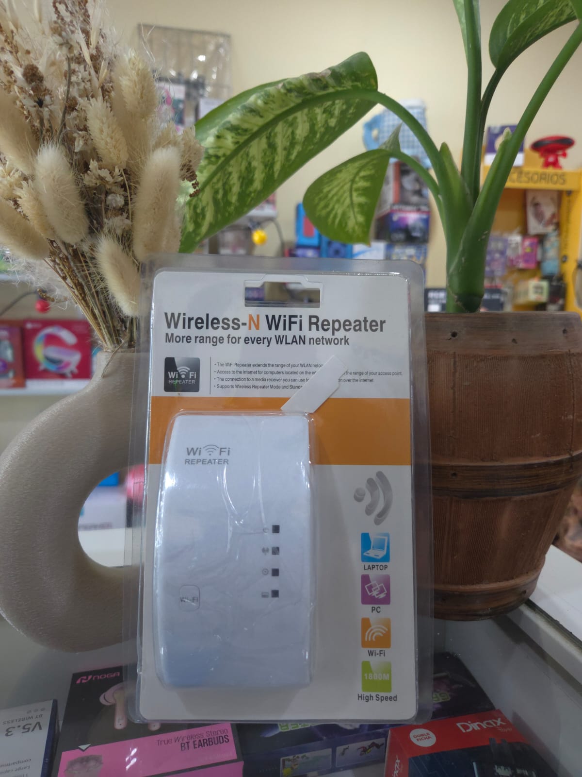 Repetidor WiFi Wireless-N 300Mbps Extensor de Señal Inalámbrico 1