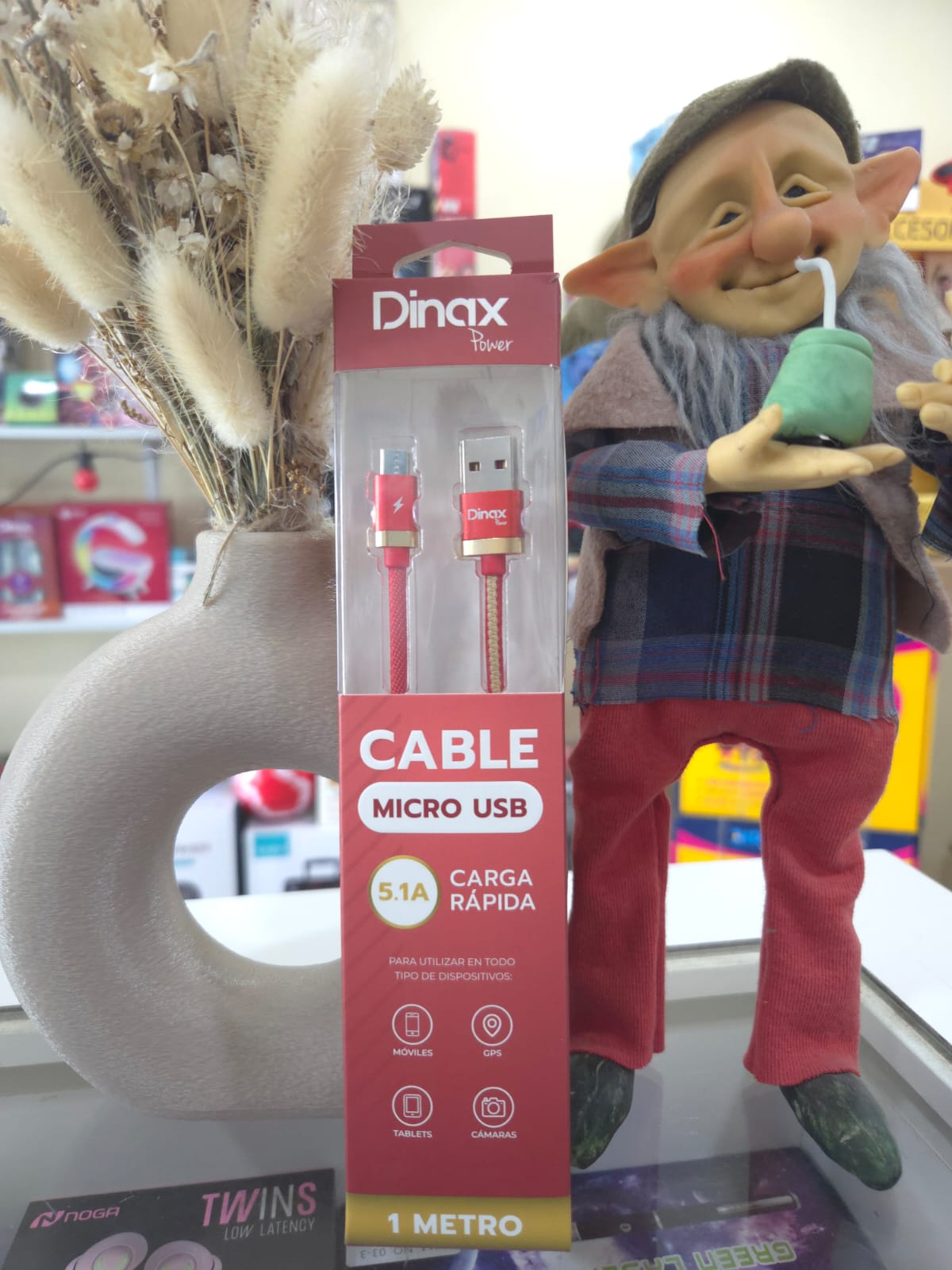 CABLE DINAX 5.1A 1M DX-6USBV8 LINIA 1