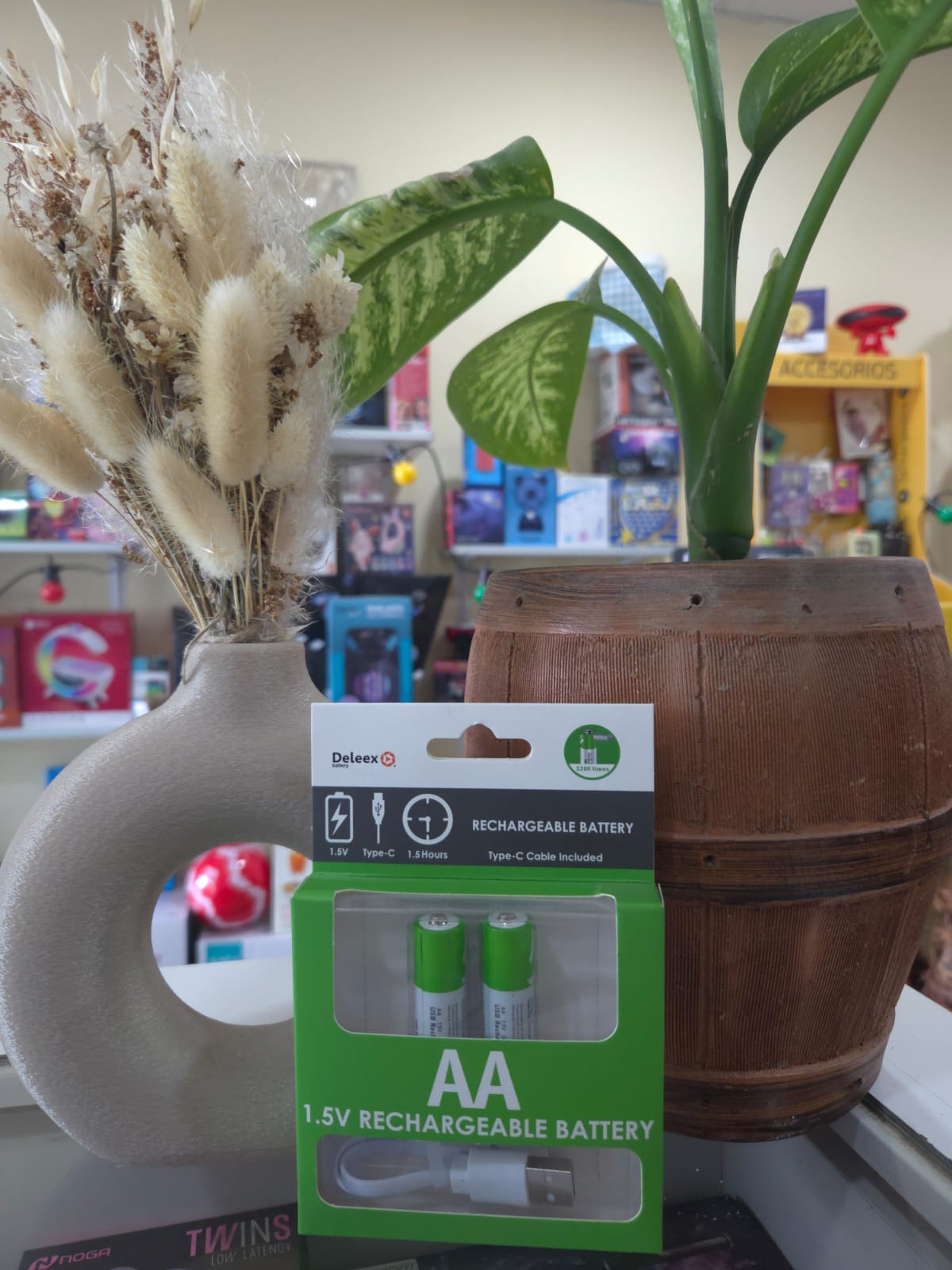 Pila AA Recargable con Carga USB-C - 1.5V / 2800mAh 1