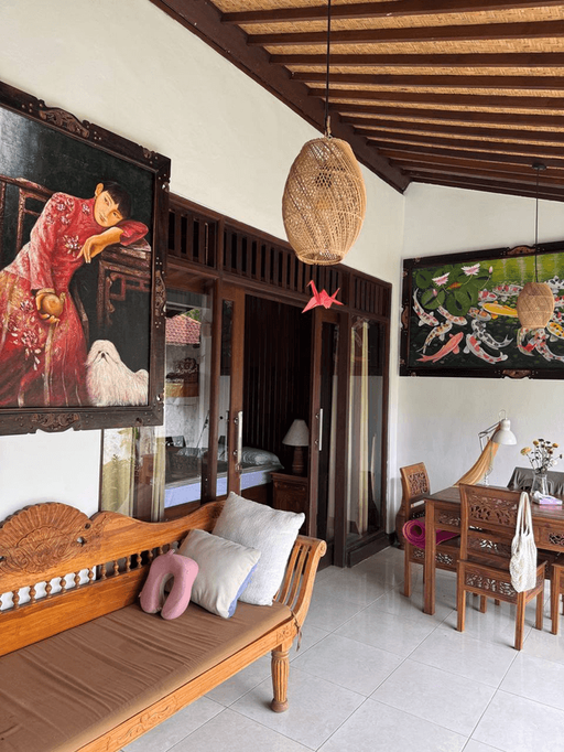 Уютный дом с 2 спальнями в центре Пенестанана рядом с Healthy Ubud