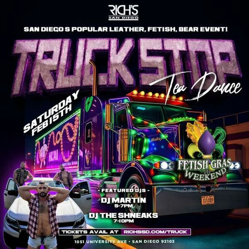 Truck Stop Tea Dance flyer