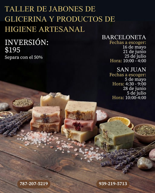 Taller de Jabones de Glicerina e Higiene Artesanal
