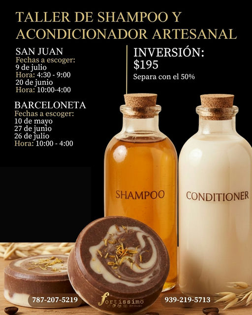 Shampoo y Acondicionador Artesanales