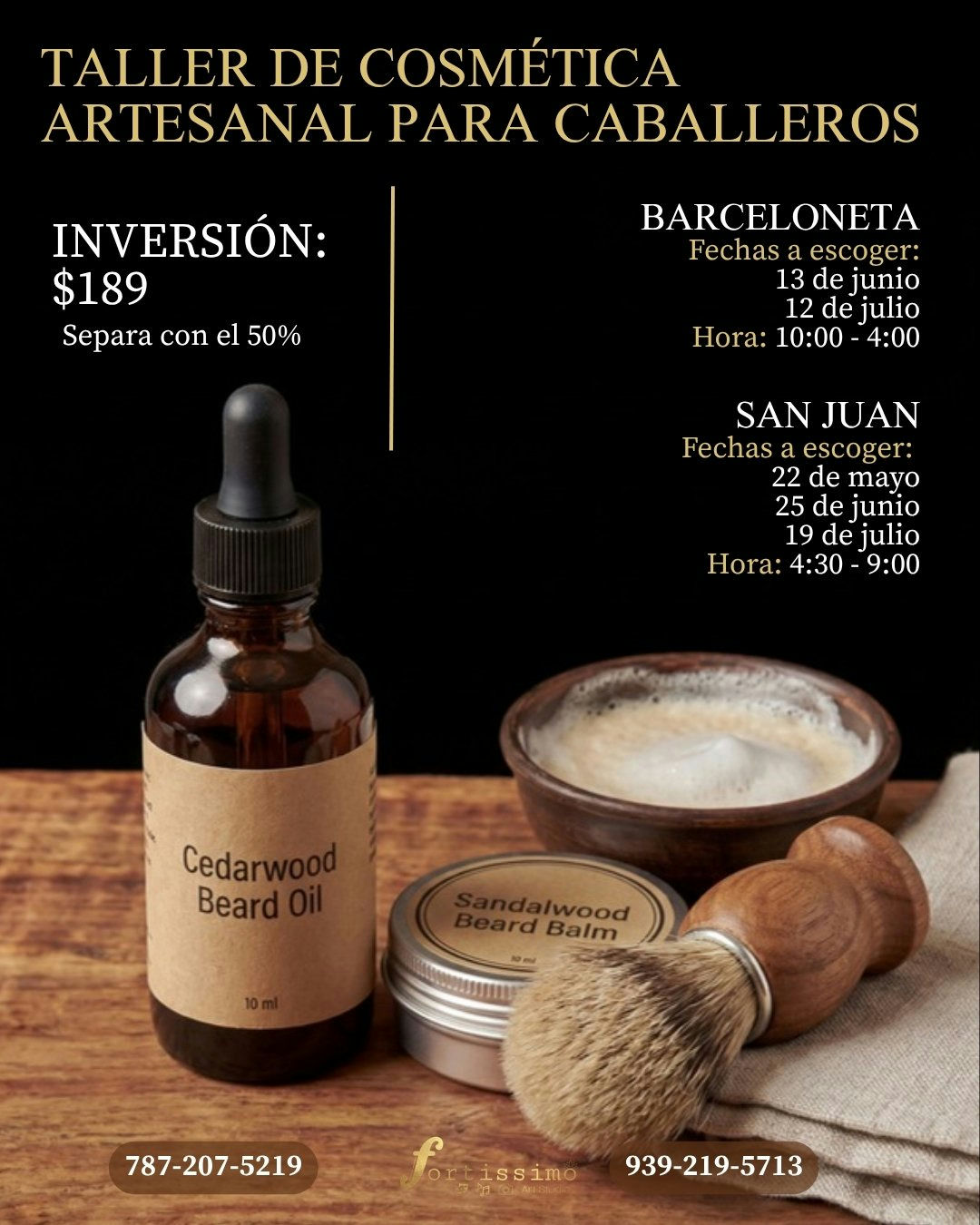 Cosmética Artesanal para Caballeros
