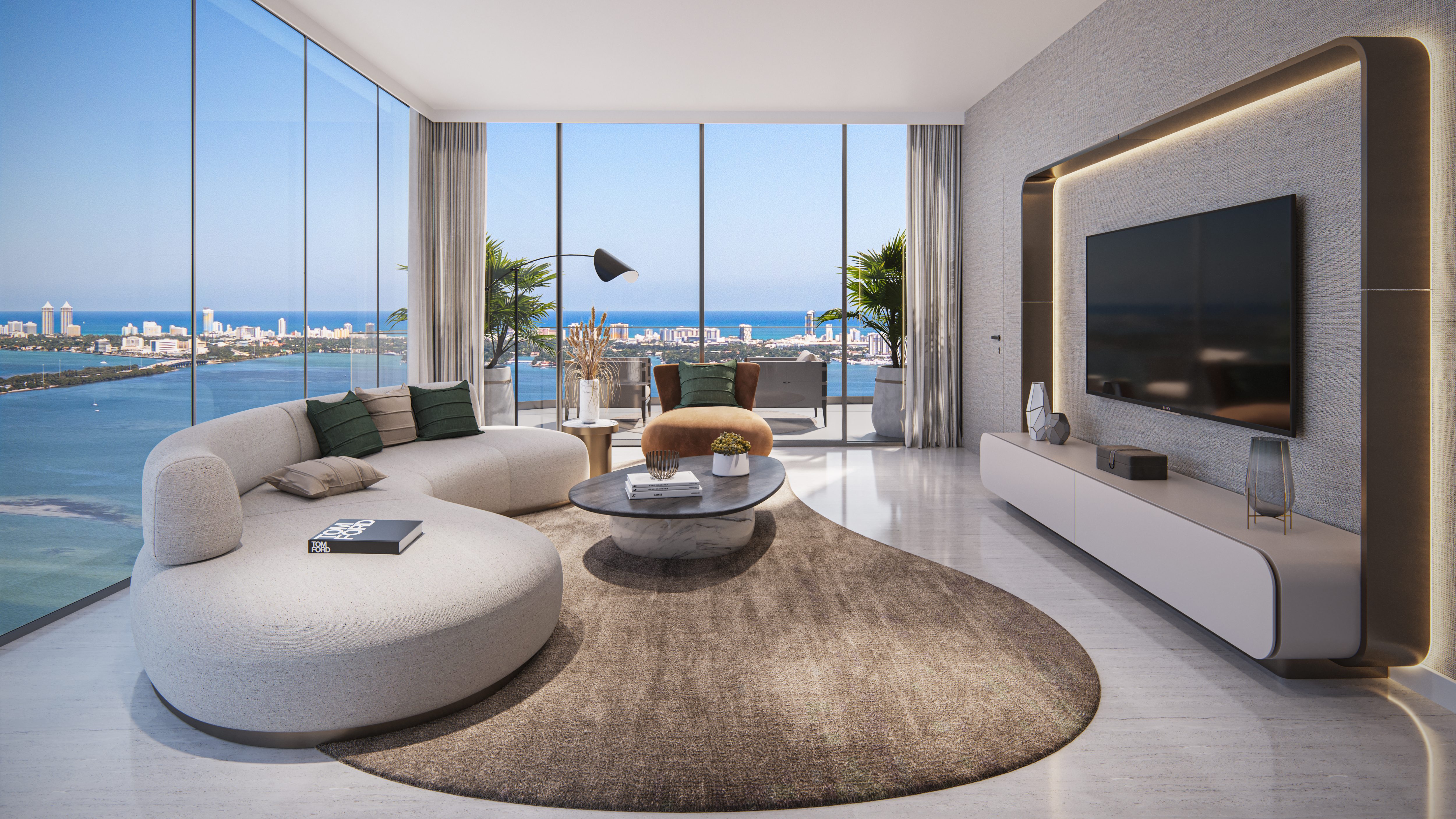 Real estate property located at Aria Reserve, PH 5702, Miami, FL