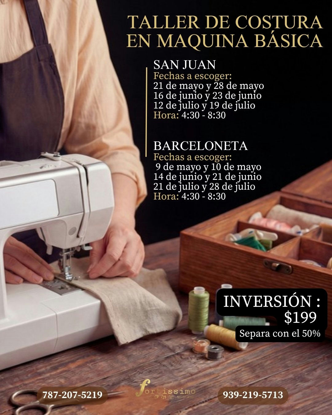 Costura Básica en Máquina