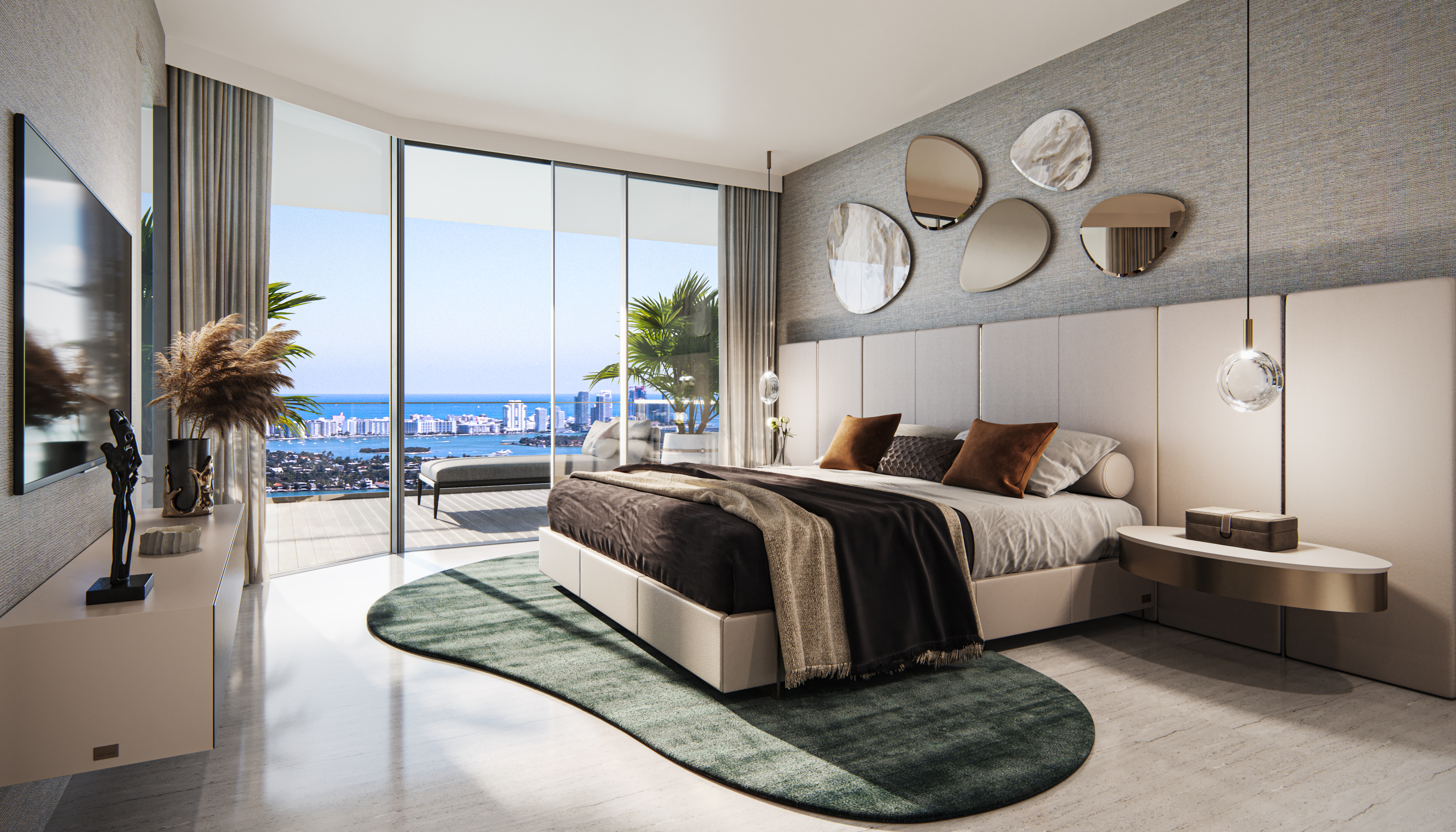 Real estate property located at Aria Reserve, PH 5702, Miami, FL
