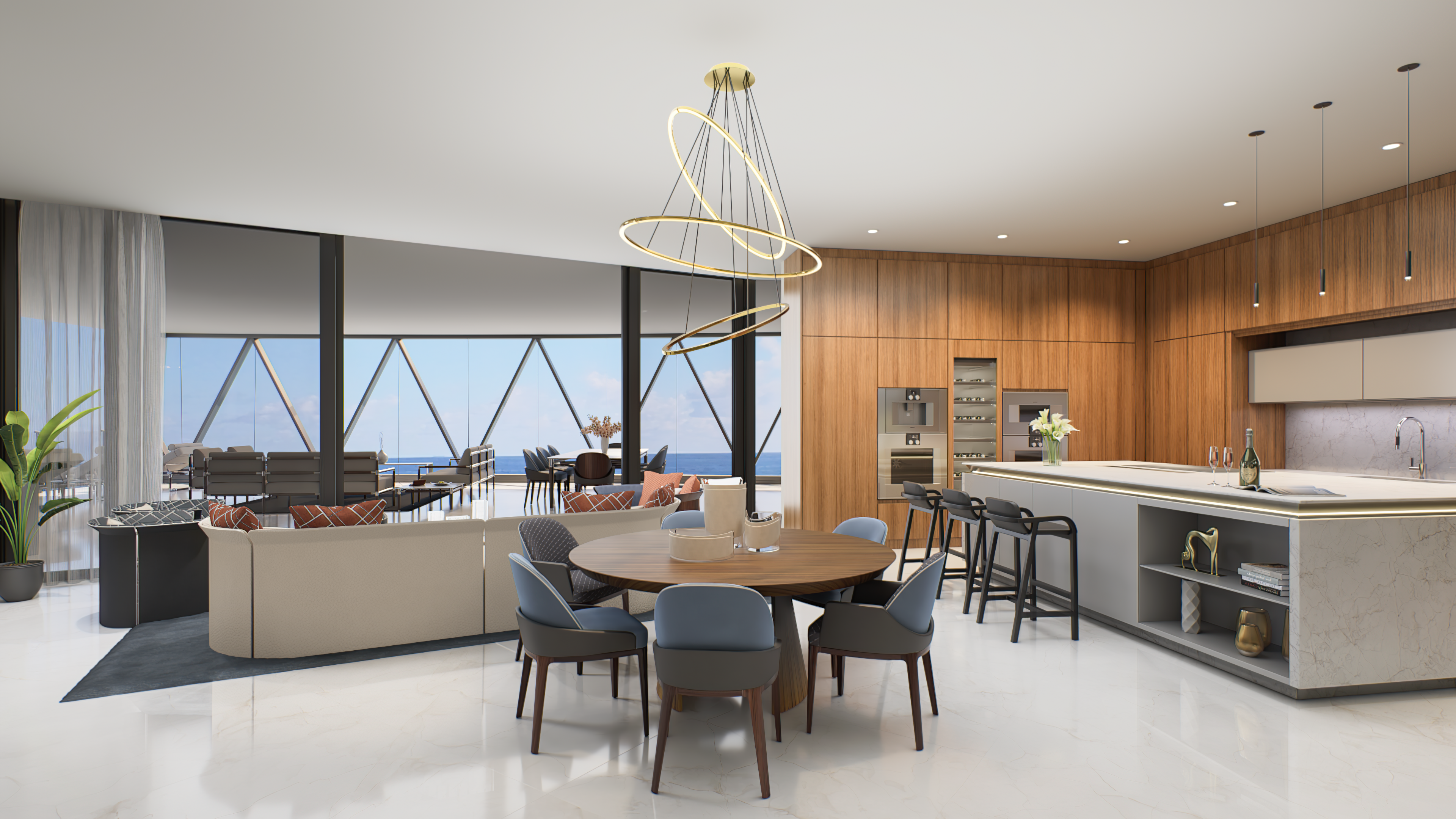 Real estate property located at 18325 Collins Ave, #4501, Sunny Isles Beach, Miami, FL