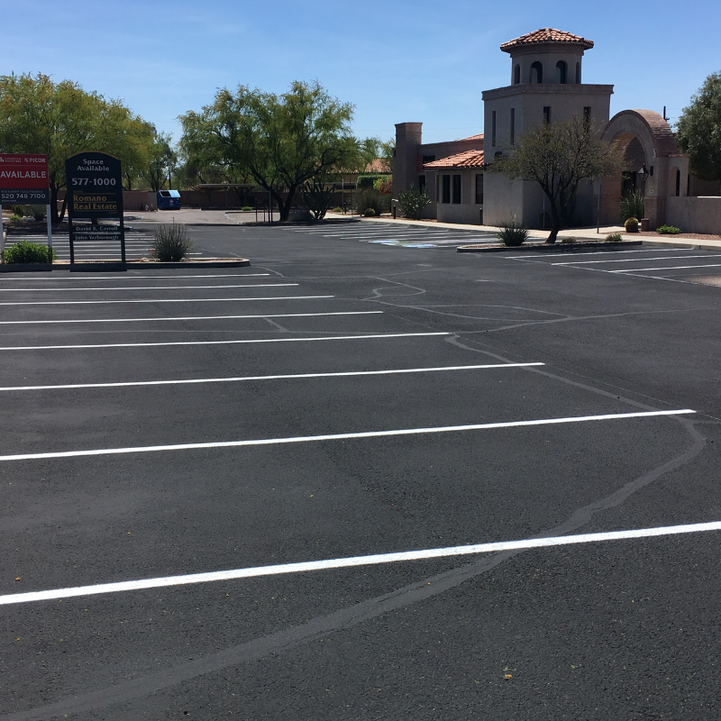 Striping Signage and Bollards