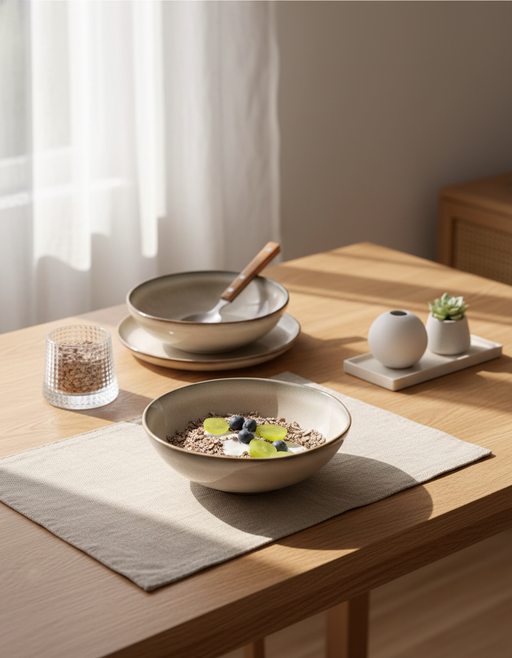 Stoneware Cereal Bowls | Japandi Kitchen & Cozy Decor — photo 1