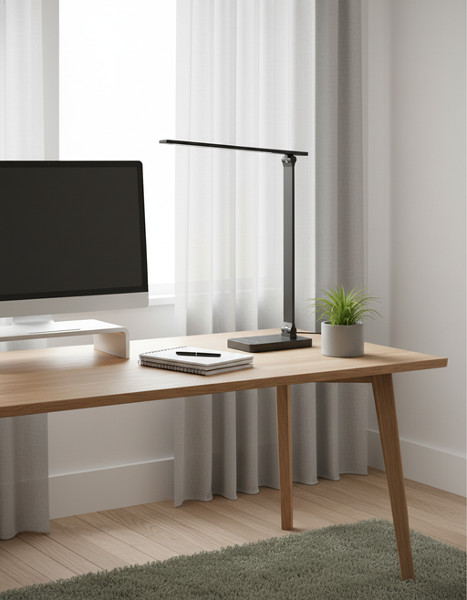 Minimalist LED Desk Lamp | Japandi Office & Reading Light — photo 2