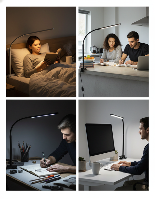 The Articulated Desk Clamp Lamp, Black — photo 2