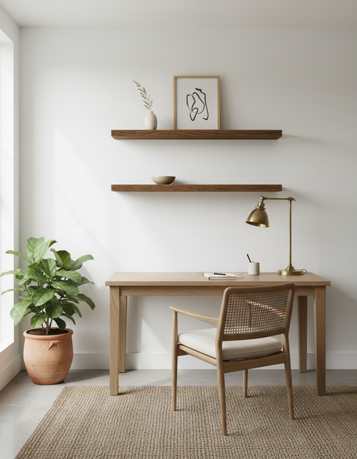 Floating Shelves | Japandi Minimalist Wall Decor & Storage — photo 3