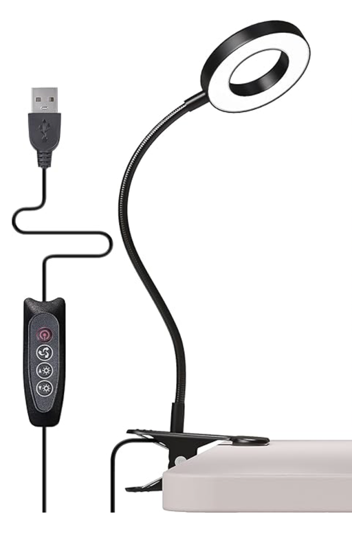 Desk Lamp Clip On Light | Minimalist Home Office Decor — photo 1
