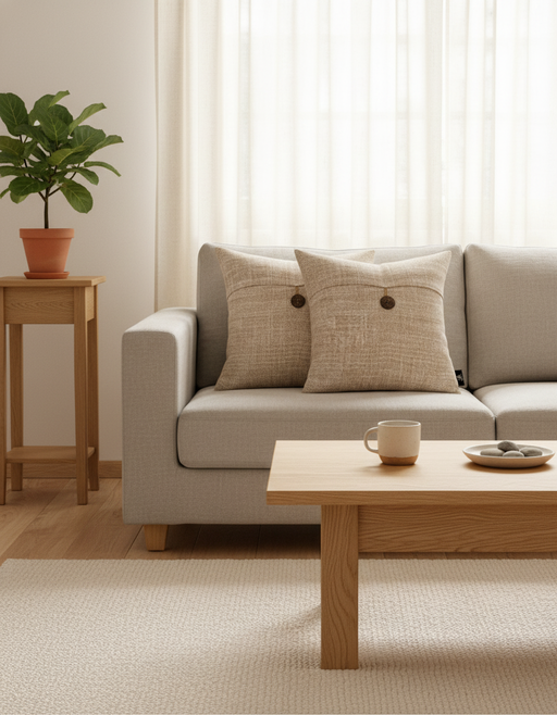 Cozy Linen Throw Pillows | Scandinavian Home Decor — photo 3