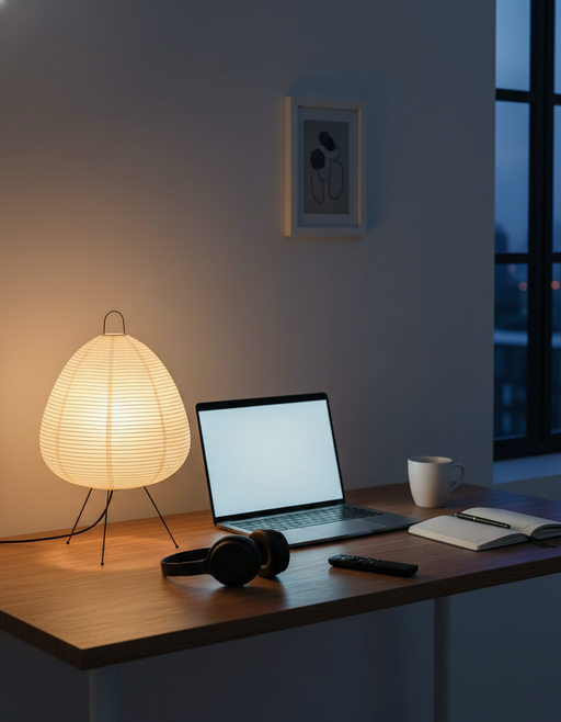 Akari Noguchi Lamp | Japandi Style & Cozy Minimalist Decor — photo 5